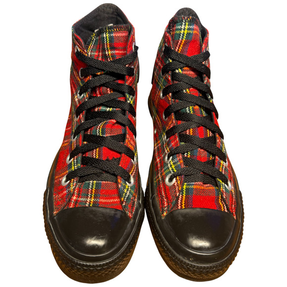 Converse Chuck Taylor All Star W7/M5 Tartan Plaid Tartan Plaid Xmas Sneakers - Picture 4 of 16